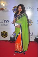 Poonam Dhillon at the 21st Lions Gold Awards 2015 in Mumbai on 6th Jan 2015